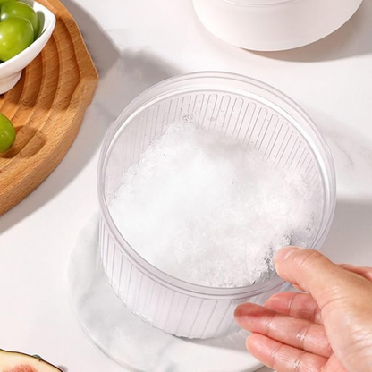 Máquina portátil de hielo para granizados