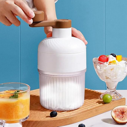 Máquina portátil de hielo para granizados